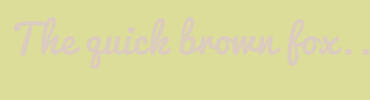Image with Font Color DBCCBE and Background Color DBDD98